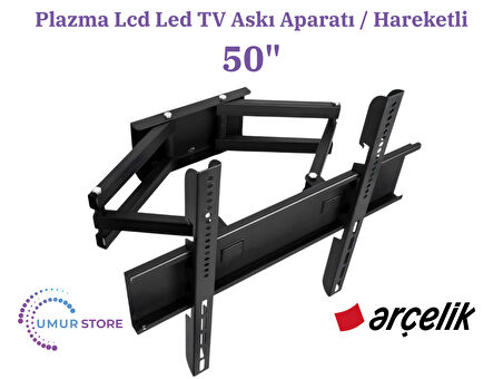 Arçelik A50E795B 4K Ultra HD 50" Uydu Alıcılı Google Smart 126/127 Ekran Lcd Led TV Hareketli Duvar Askı Aparatı