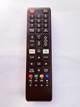 Samsung ile uyumlu Netflix Primevideo Tuşlu 4K Led Tv Kumandası