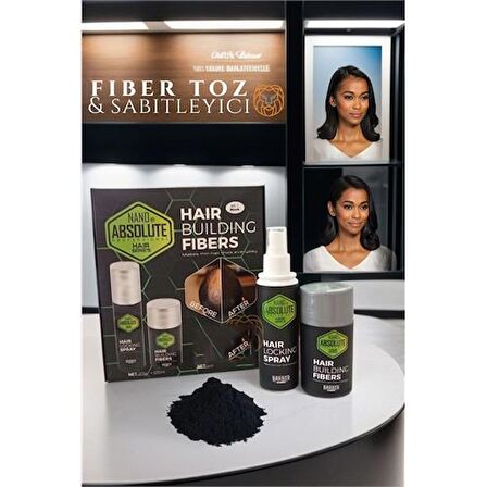 TransForMacion Saç Dolgunlaştırıcı Fiber Topik Toz Sabitleyici Set Nano Absolute 719877