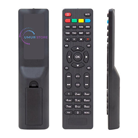 Magbox Marginal HD Slim Uydu Alıcı Kumanda (IPTV - VOD Tuşlu)