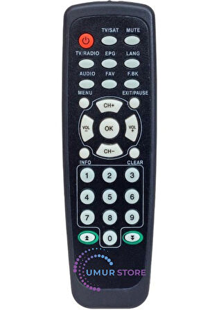 Korax Sd Uydu Alıcı Kumandası