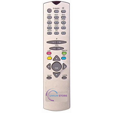 Vestel Uydu Alıcı Kumandası