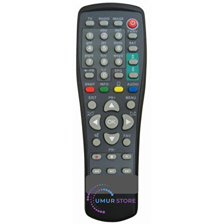 Amstrad 17000 Uydu Alıcı Kumandası