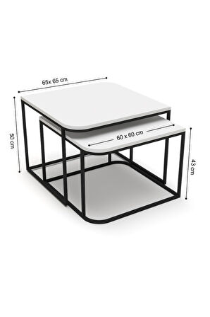 Orta Sehpa Damla İkili Lüx Efes
