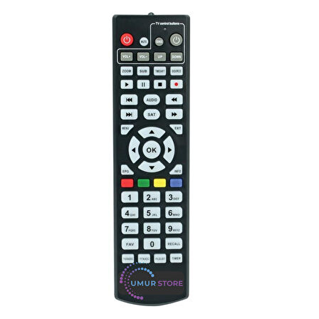 Uyumlu Kamosonic KS-HD1512 Full HD Uydu Alıcı Kumandası
