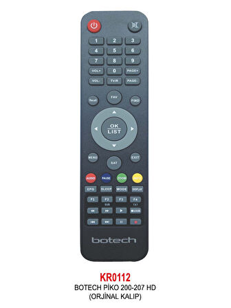 BOTECH PİKO 200-207 HD (ORJİNAL KALIP) UYDU KUMANDA