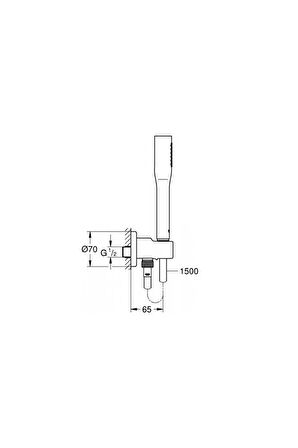 Grohe Euphoria Cosmopolitan Stick Duş Seti 26404000