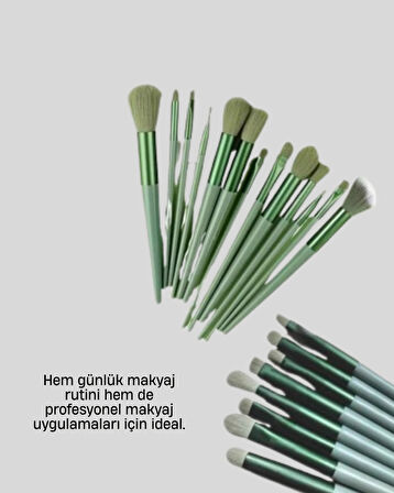 Cilt Dostu Profesyonel Makyaj Fırça Seti Pudra ve Fondöten İçin Uygun