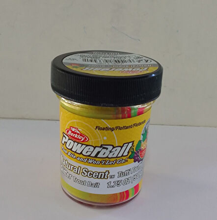 BERKLEY POWERBAİT TUTTİ FRUTTİ ALABALIK  HAMURU (93309)