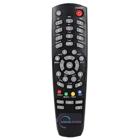 Uyumlu Besttel BQ-5200 Plus Uydu Alıcı Kumandası