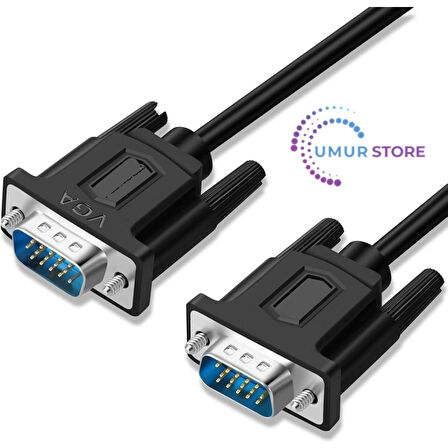 VGA Kablosu Erkek-Erkek 1080P 15 Pin VGA VGA Kablosu Monitör Projektör Için Tv Koruyucu Kablo 1.5m
