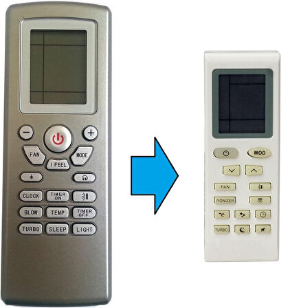 Airfel LTXN50UV1B Klima Kumandası
