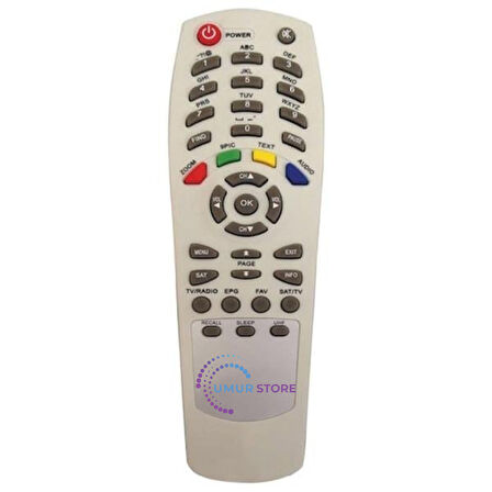 Uyumlu Kamosonic 6100 Uydu Alıcı Kumandası