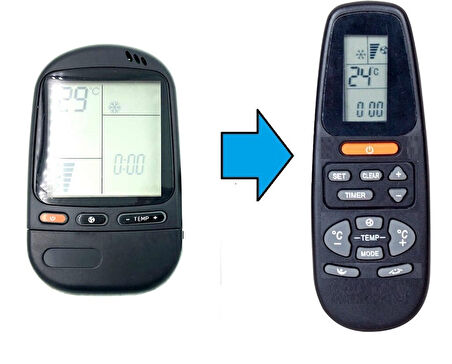 BOSCH Airwell Emailair Electra RC3 RC4 RC7 Klima Kumandası