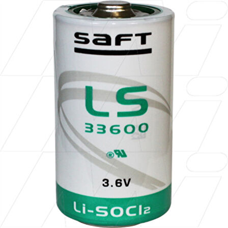 SAFT 33600 3,6 V LITHIUM PİL