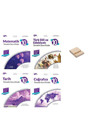 10. Sınıf Joker Matematik Edebiyat Tarih ve Coğrafya 4lü Tematik Soru Bankası