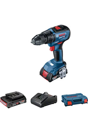 GSR 18V-50 ÇİFT AKÜLÜ 2 AH VİDALAMA MAKİNESİ + V-LİNE 103 PARÇA TORNAVİDA SETİ