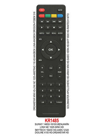 BAFF 6500 HD UYDU KUMANDASI