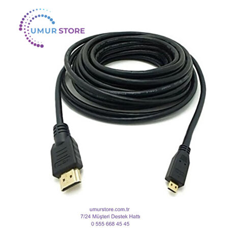 10 Metre Mikro Hdmi Kablo Micro Hdmi To Hdmi Kablo 10M