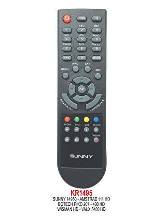 BOTECH PİKO 207-400 HD UYDU KUMANDASI