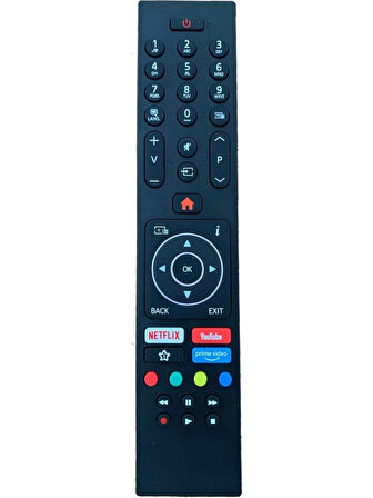Vestel Turn LED Tv Kumandası - Netflix, Youtube, Primevideo Tuşlu