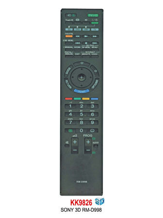 SONY 3D RM-D998 LCD TV  KUMANDA