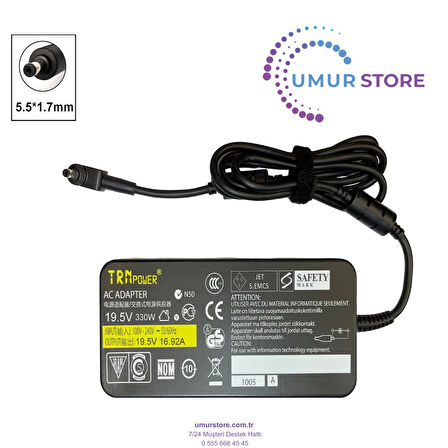 Chicony A20-330P1A 5.5x1.7mm N Adaptörü