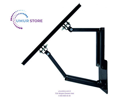 TCL 55Q6C 55" Uydu Alıcılı 4K Ultra HD Smart QD Mini Google 32”- 55” inç / 82-140 Ekran Lcd Led Tv Çift Kollu Hareketli Duvar Askı Aparatı