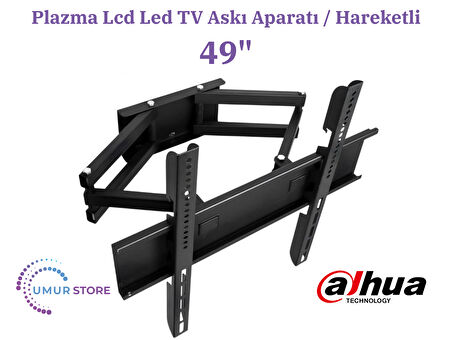 Dahua 49" 4K 123/124 Ekran Monitör Lcd Led TV Hareketli Duvar Askı Aparatı