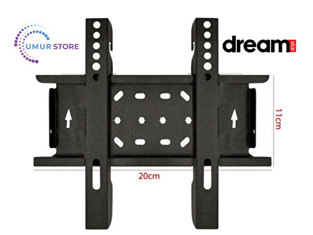 Dreamstar 24" 12v Hd 19”- 27” inç Lcd Led TV Sabit Askı Aparatı