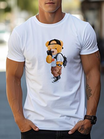 Ayı Baskı T-shirt