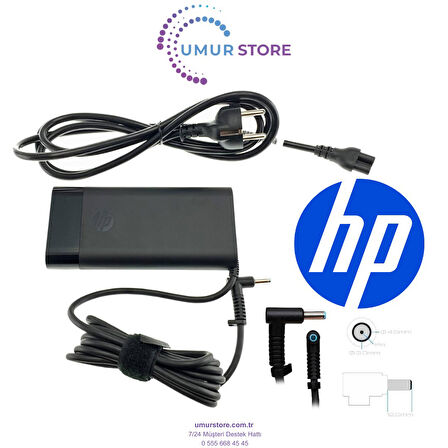 Hp Victus Gaming 16-D1025NT 6G0F3EA Adaptör 150W
