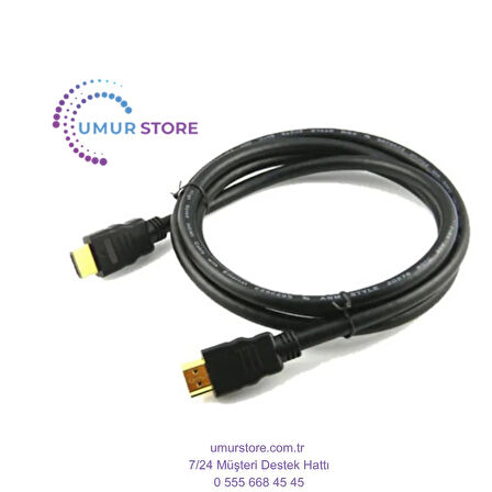 Full HD HDMI 3D 4K Ses Görüntü Kablosu 1.8 M