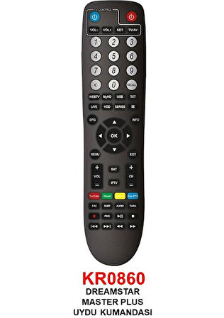 Dreamstar Master Hd Iptv Uydu Kumandası