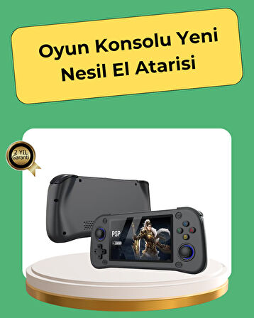 Retro ve Modern Oyun Destekli Taşınabilir Konsol 64GB Kart Dahil