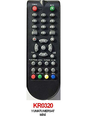 Yumatu Mersat Mini Pvr Usb, Rowell Usb, Herz HR-7200 Pvr, Rose DR-7400 Usb, Microstar Msr-8 USB Uydu Kumandası
