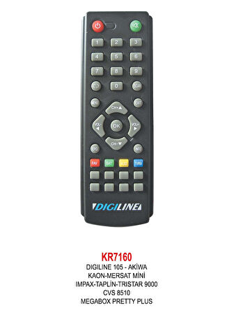 Uyumlu DIGILINE 105 UYDU KUMANDASI