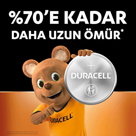 Duracell CR2032 Lityum Düğme Piller (4’lü Paket) 3V