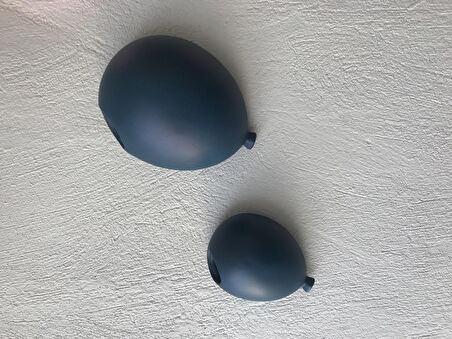 Duvar Dekorasyon Balon Bahçe 1 Büyük Pembe 2 Küçük Boy Freshco Mavi 3’lü