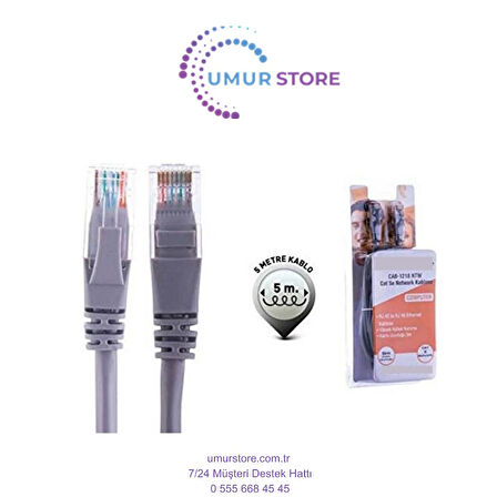 Cat 5e Network Kablosu 5 Metre