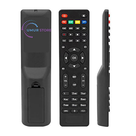 Uyumlu Teledünya 9600HD - 8900HD - Neta - Kablo TV Universal Uydu Kumandası