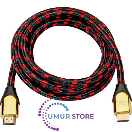 4K60 1 Metre HDMI 2.0 18 Gbps 4K Ultra Hd Premium Sertifikalı 4K 60Hz 26 AWG D-Hdr Hdcp 2.2 Earc Destekli 18 Gbps Yüksek