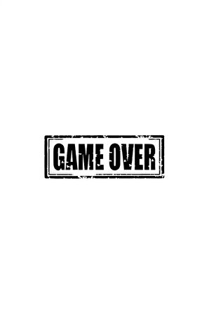 Game Over - Araç, Oto, Laptop, Duvar Uyumlu Sticker 15*6 Cm