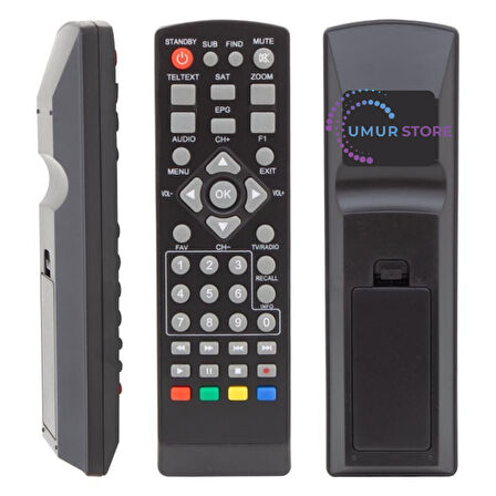 Uyumlu Moonstar DSR-6500 Keykubat Uydu Alıcı Kumandası