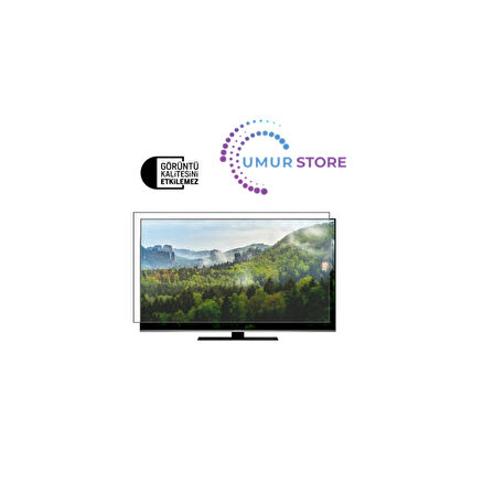 Onvo Uyumlu 50" inç 126 Ekran Tv Ekran Koruyucu