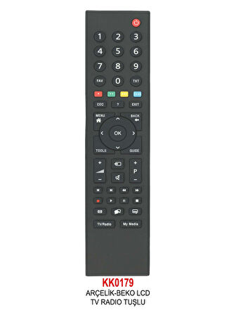 ARÇELİK-LCD TV RADIO TUŞLU KUMANDA