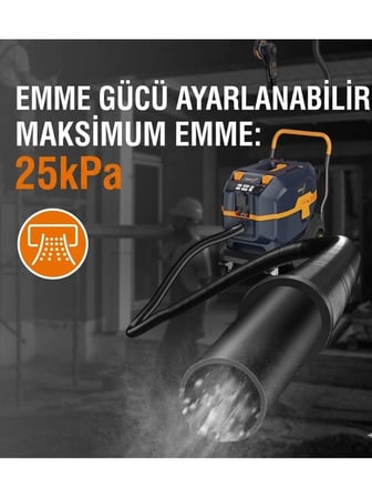 Maxxt 1400W Standlı Toz Emiş Ünitesi 43L Mvc3800S