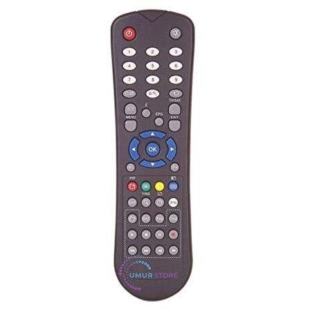 Yumatu HD PVR'li Uydu Alıcı Kumandası