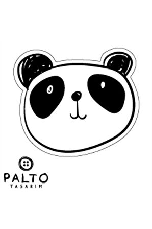 Panda Tasarım Oto Sticker Siyah