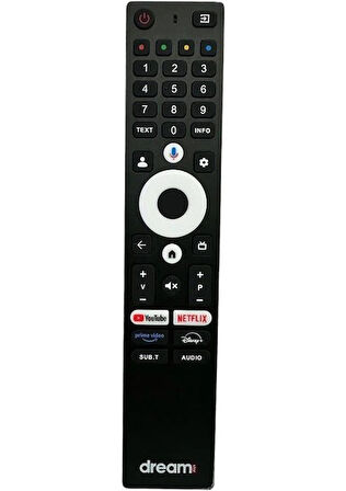 Dreamstar Android LED Tv Kumandası Orjinal Ses Komutsuz